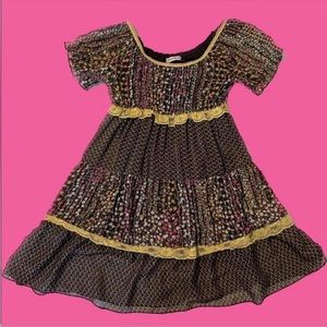 Vintage Ditsy Floral Babydoll Dress